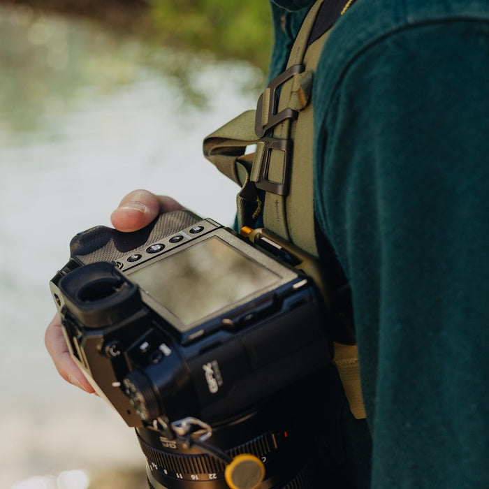 Peak Design Capture Clip & Plate v3 Gurtclip-Halterung – für Kameras – Olive