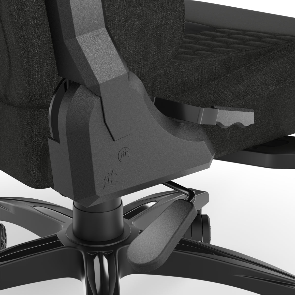 Corsair T100 Leatherette – 55 cm, Schwarz