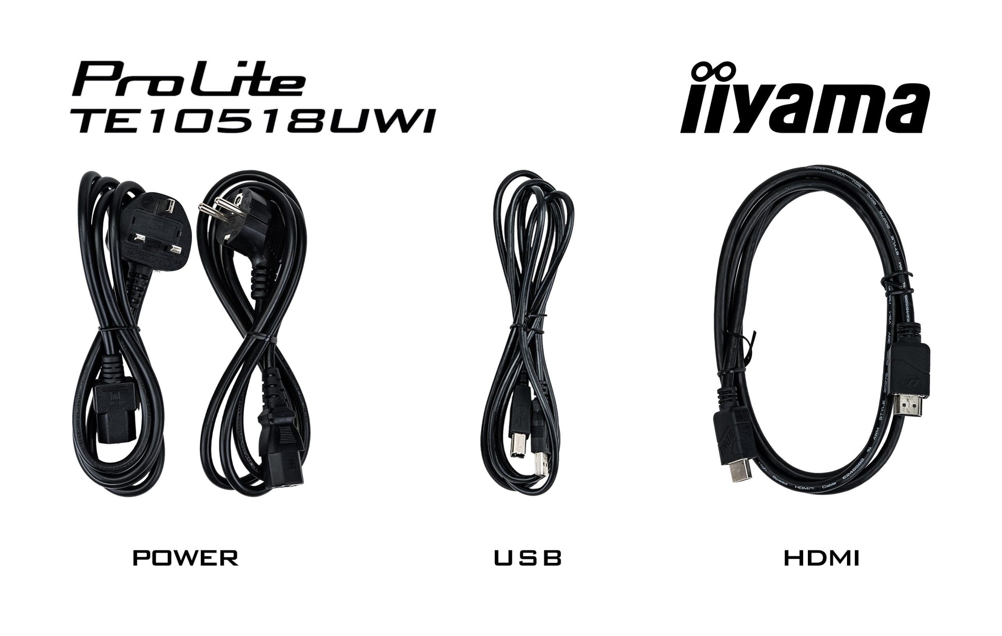 iiyama TE10518UWI-B1AG – 104,6" Touch, 5120 × 2160, VA, USB-C 100 W, LAN