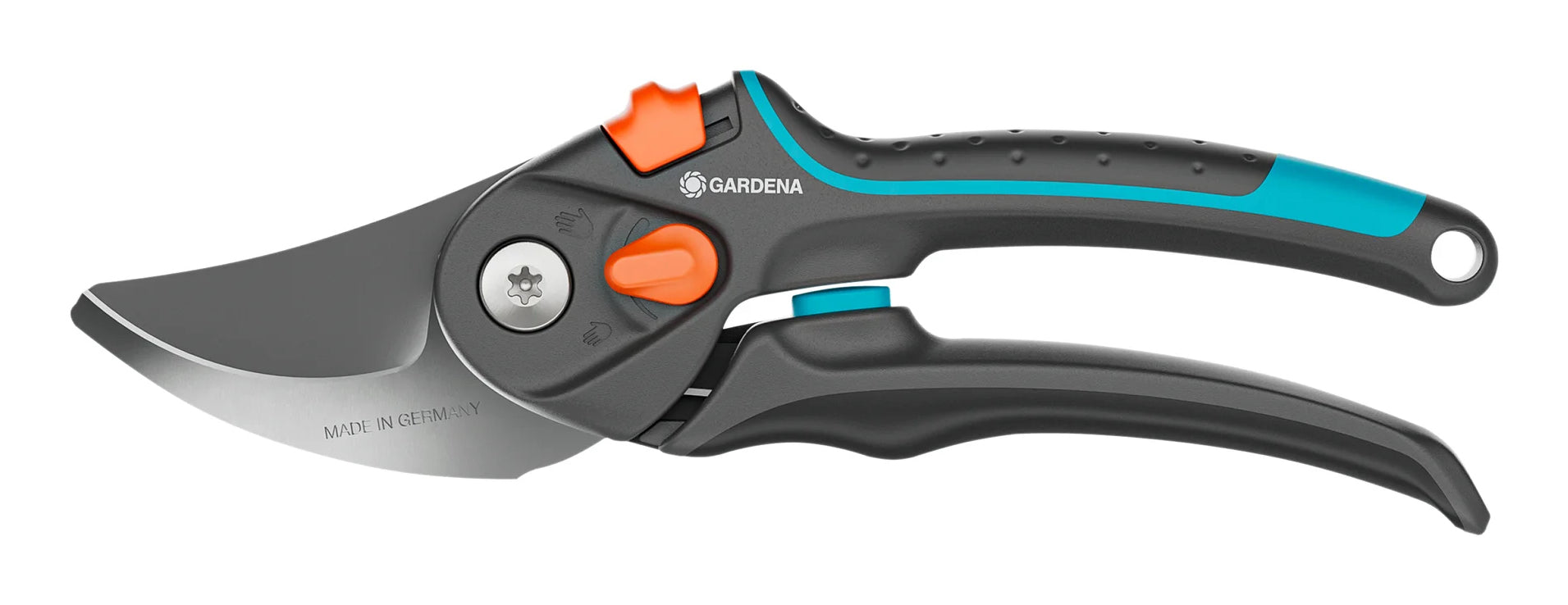 Gardena PremiumCut Pro Flex 12252-20 – Bypass-Schere 24 mm, Edelstahlklinge, Sicherheitssperre