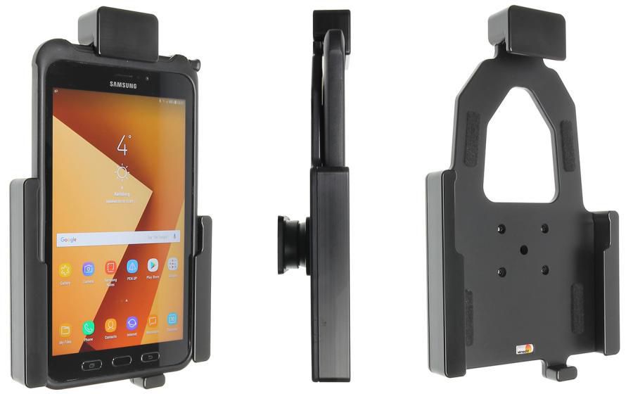 Brodit Fahrzeug-Dock für Samsung Galaxy Tab Active 2 – Klemmhalterung, abschliessbar – Schwarz
