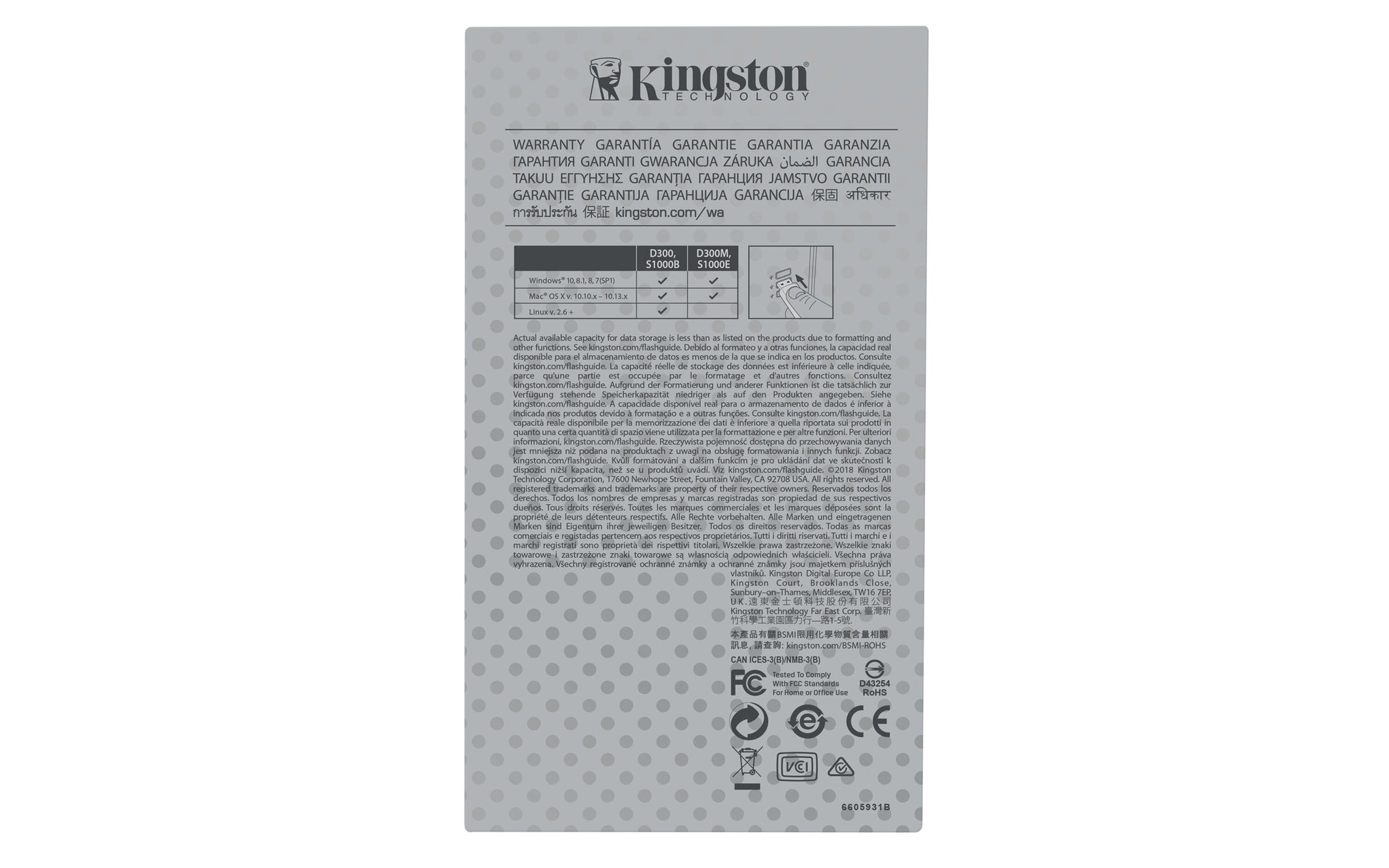 Kingston Technology Kingston IronKey S1000 Basic USB-Stick – 64 GB, USB Typ-A (USB 3.2 Gen 1), FIPS 140-2 Level 3