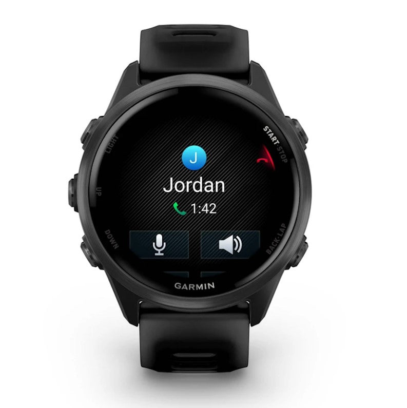 Garmin Forerunner 570 42 mm GPS – Aluminium Schwarz, Sportband, 50 m, für iPhone und Android