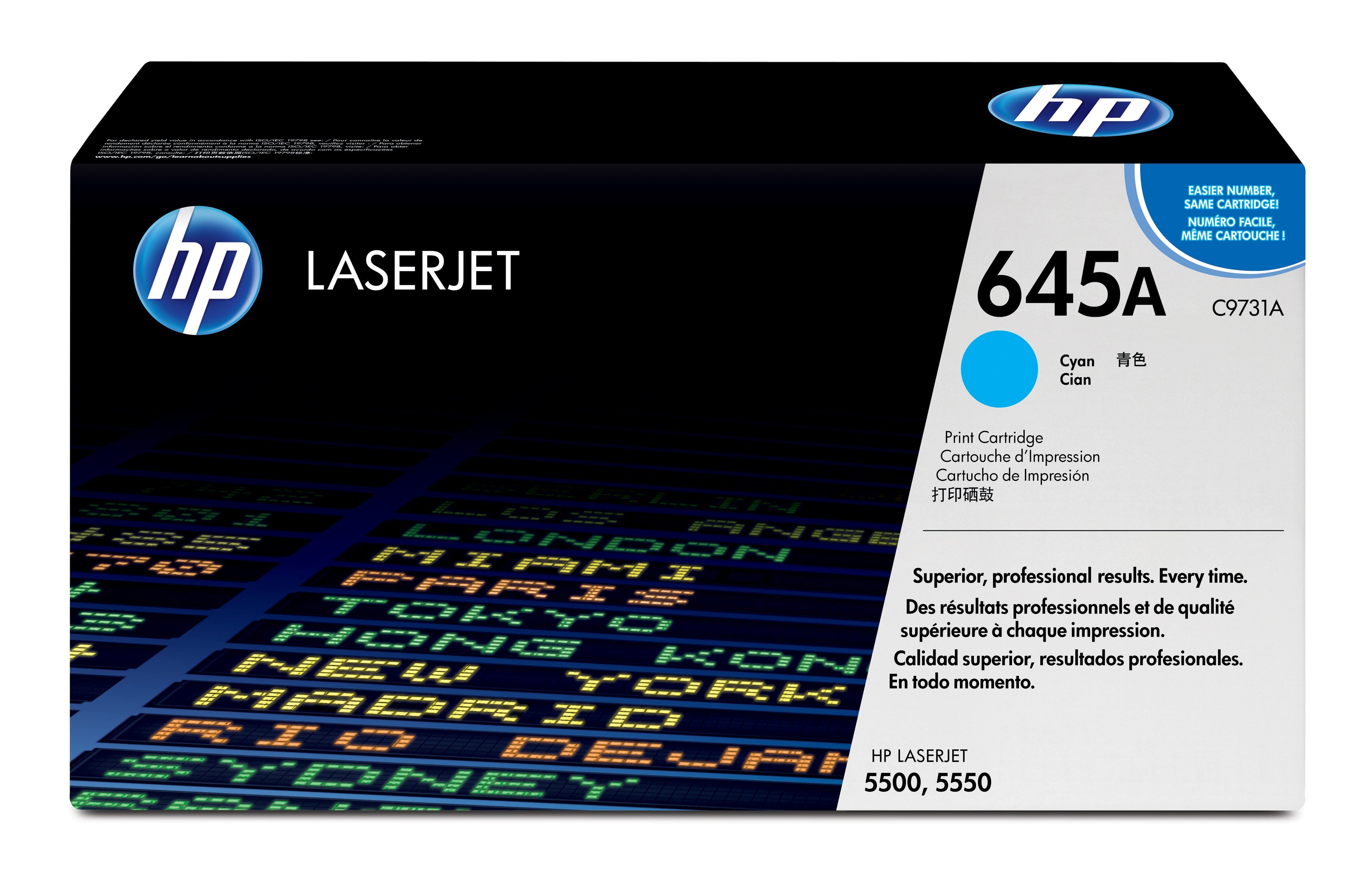 HP 645A (C9731A) Cyan Toner – Original – 12'000 Seiten – für HP 645
