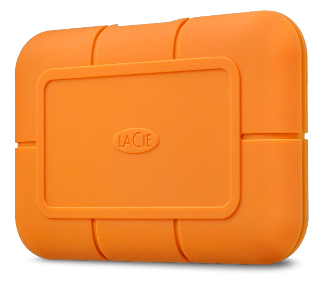 LaCie Rugged SSD 1 TB – USB-C 3,2 Gen 2, NVMe, Orange