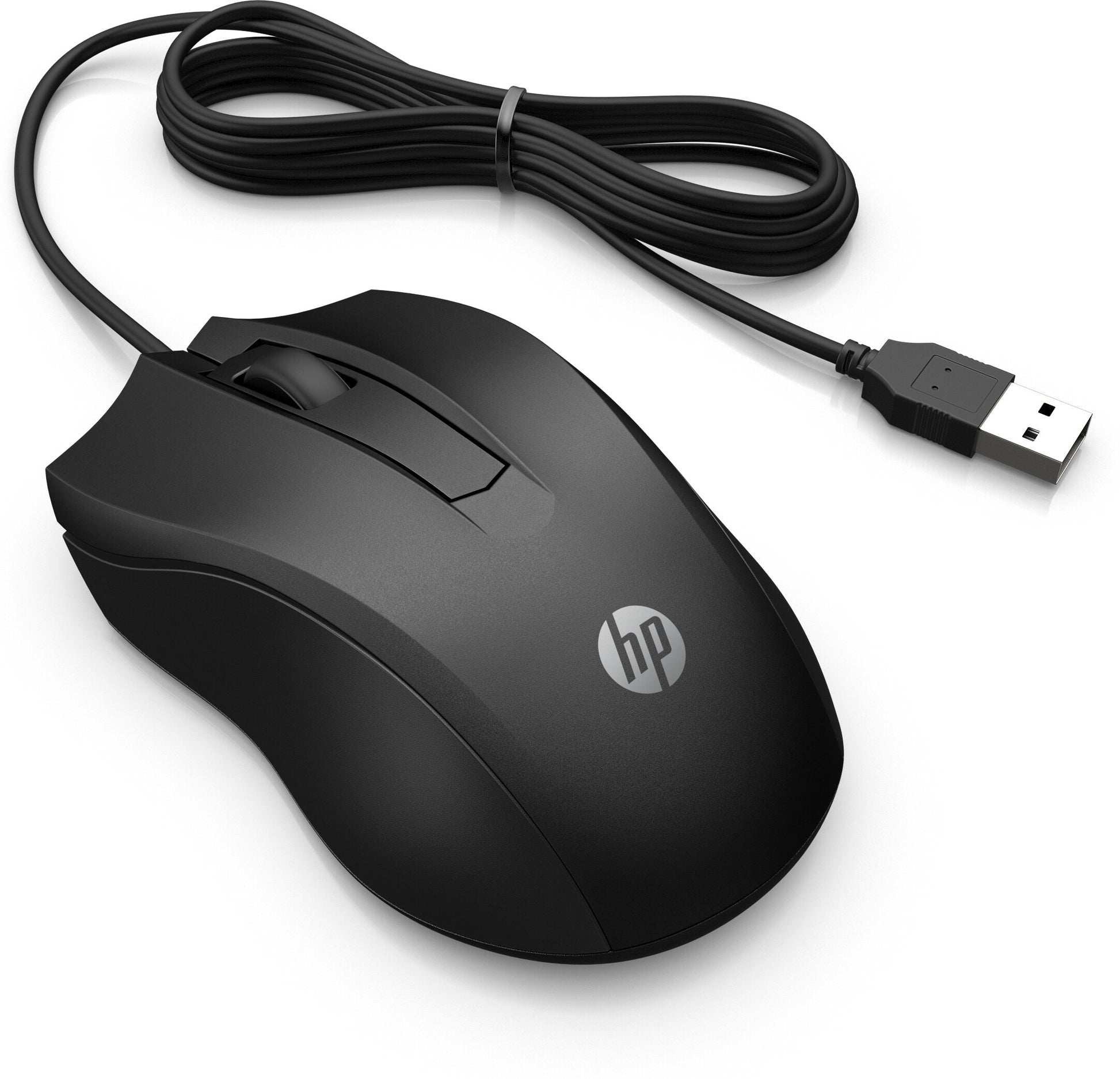 HP Wired Mouse 105 – Maus – Kabelgebunden (USB‑A), 1600 DPI, beidhändig