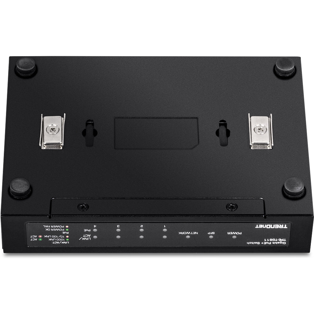 TRENDnet TPE-TG611 – Managed Switch – 5×GbE, 1×SFP, PoE+ 65 W