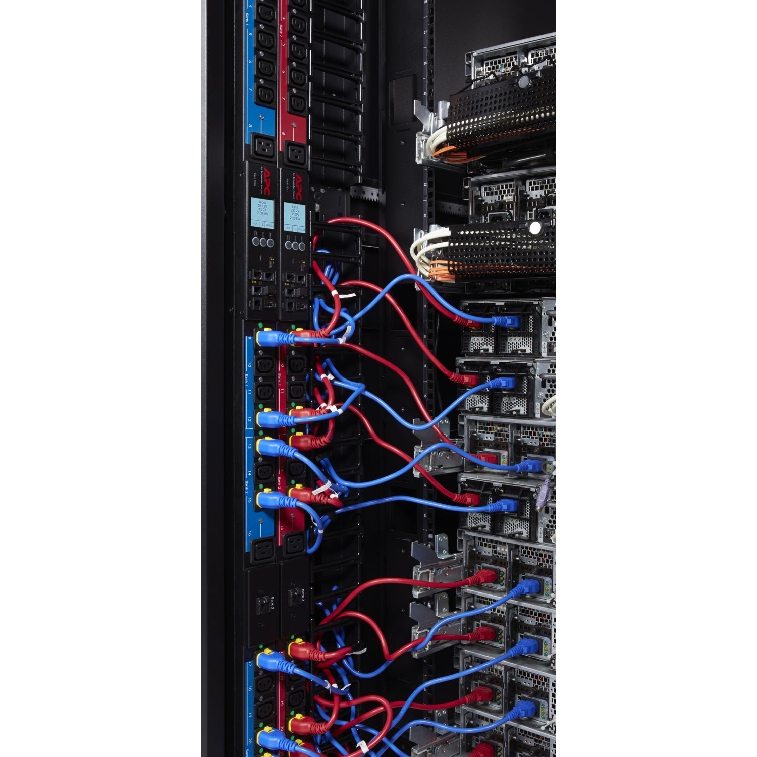 APC Netzkabel, IEC C19 auf IEC C20, verriegelbar, 1,2 m, Blau