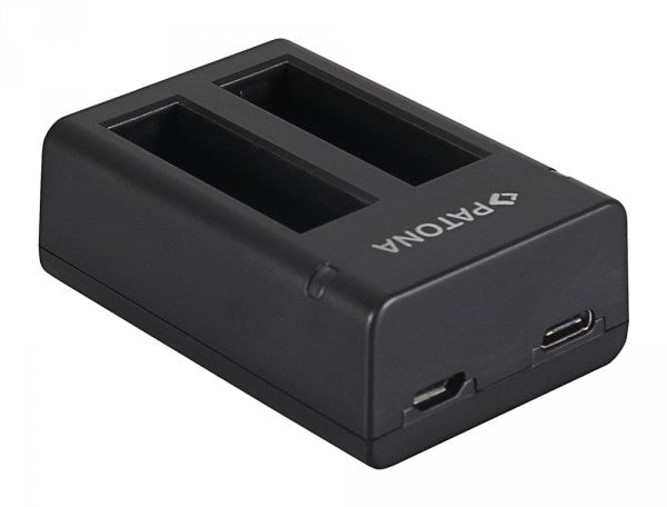 PATONA Dual Ladegerät – für GoPro Fusion ASBBA-001 – 2-fach, USB