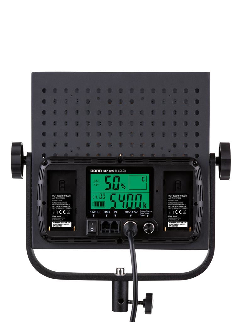 Dörr DLP-1000 LED-Video-Licht – 2500 lm, 3200–5500 K – dimmbar