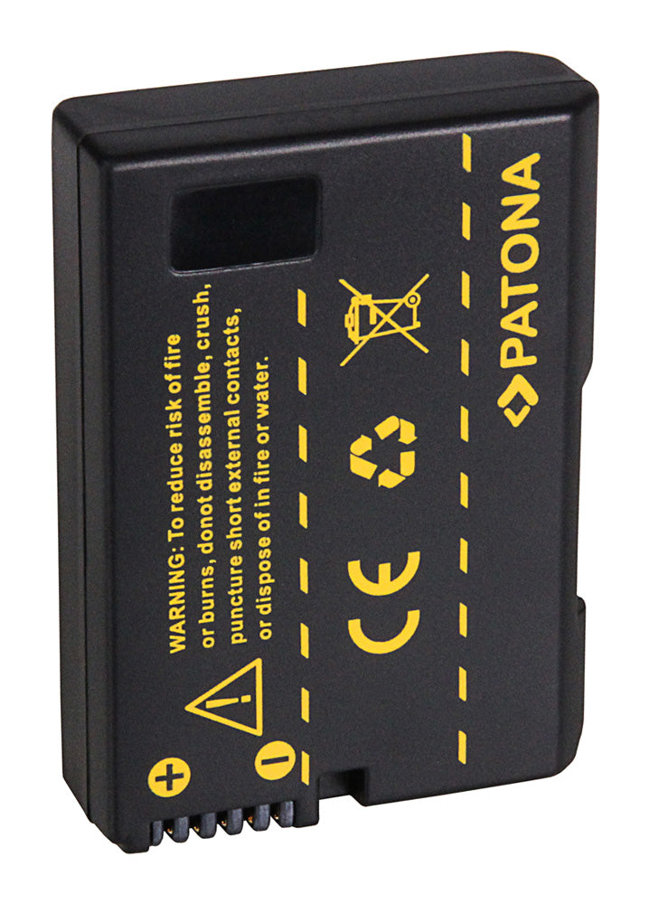 PATONA EN-EL14 Akku – 1030 mAh, 7,4 V – für Nikon CoolPix D3100, D3200, D5100 und andere – Schwarz