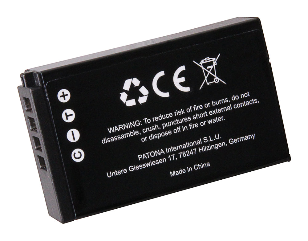 PATONA EN-EL24 Akku – 800 mAh, 7,2 V Li-Ion – für Nikon 1 J5 – Schwarz