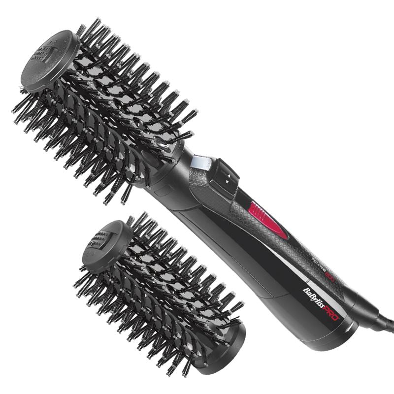 BaByliss Heissluftbürste BAB2770E – Dampf, Keramik-Heizsystem, 2 Bürsten Ø 4 cm / 5 cm – Schwarz