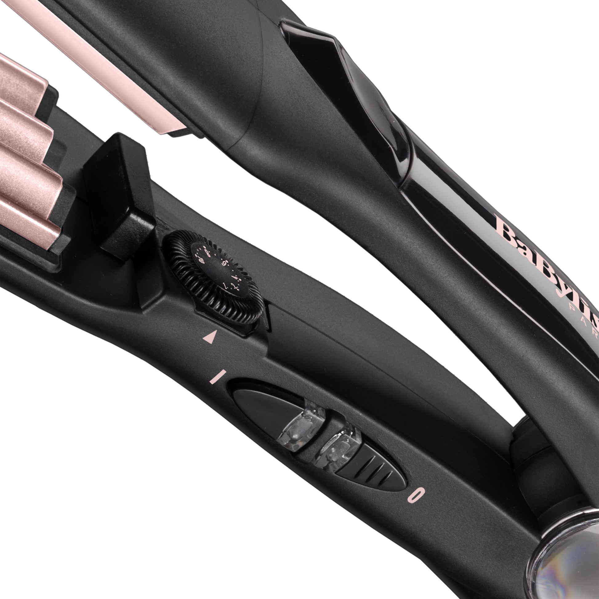 BaByliss Texturiereisen The Crimper 2165CE – Keramik-Turmalin, 120–210 °C – 3,5 cm – Schwarz/Pink