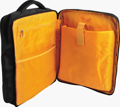Exacompta Notebook-Tasche bis 15,6" – mit Tablet-Fach, harte Frontplatte – Schwarz