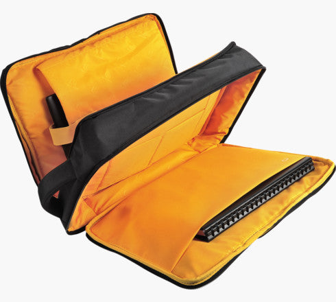 Exacompta Notebook-Tasche bis 15,6" – mit Tablet-Fach, harte Frontplatte – Schwarz
