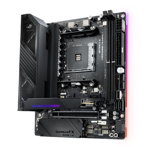 ASUS ROG CROSSHAIR VIII IMPACT – Mainboard – Sockel AM4, AMD X570, Mini DTX, DDR4
