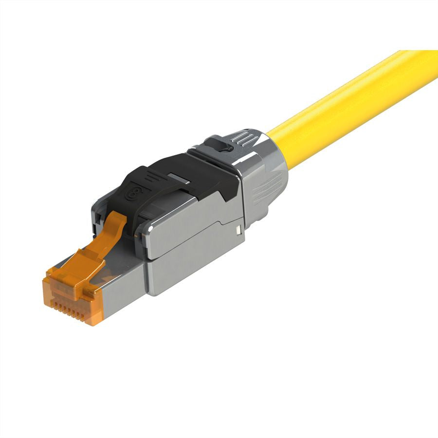 ROLINE Patchkabel – Cat8.1 S/FTP (PiMF), 2 m, Gelb, LSOH, RJ-45