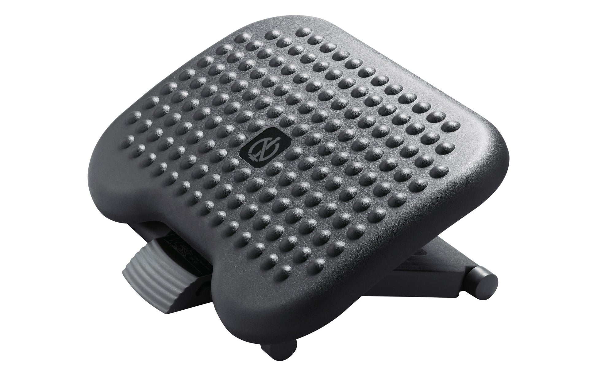 Hansa Fussstütze Footness Comfort – 460 × 360 × 110 mm, Kunststoff, schwarz, neigbar (Neigungswinkel 15°)