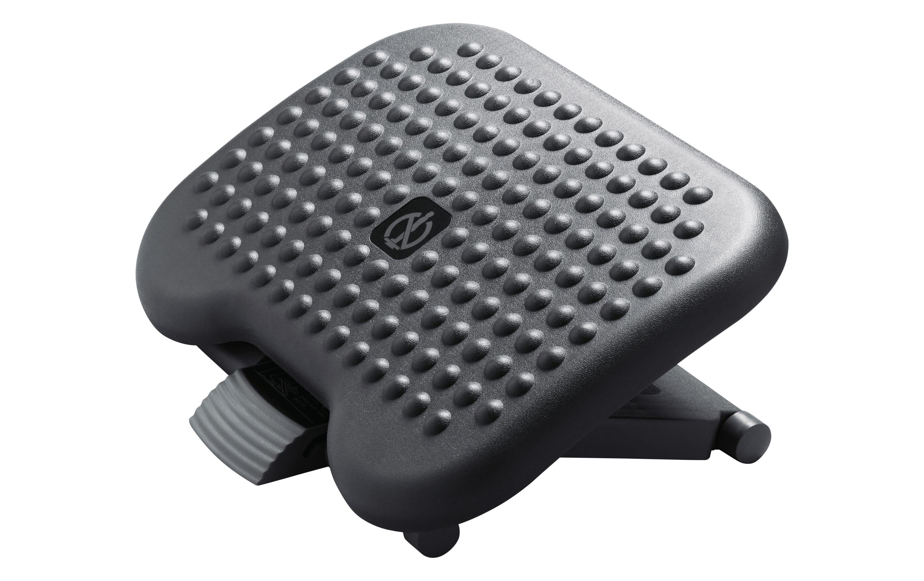 Hansa Fussstütze Footness Comfort – 460 × 360 × 110 mm, Kunststoff, schwarz, neigbar (Neigungswinkel 15°)