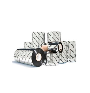 Honeywell Thermotransferband – Wachs, 55 mm × 100 m, Farbseite aussen, Schwarz, für TMX 1310/GP02, 25er-Pack