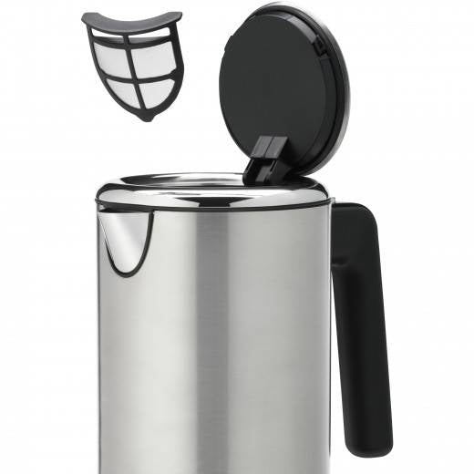 WMF LONO – Wasserkocher 1,3 l, 2400 W, Edelstahl, Silber