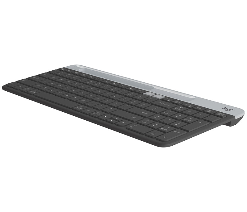 Logitech K580 – Tastatur – Bluetooth & 2,4 GHz (Unifying-Empfänger) – QWERTY (Nordisch) – Graphit