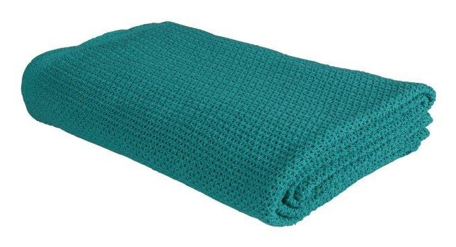 Eskimo Summer Dream Wohndecke – Baumwolle, Türkis – 220 × 240 cm – OEKO-TEX Standard 100