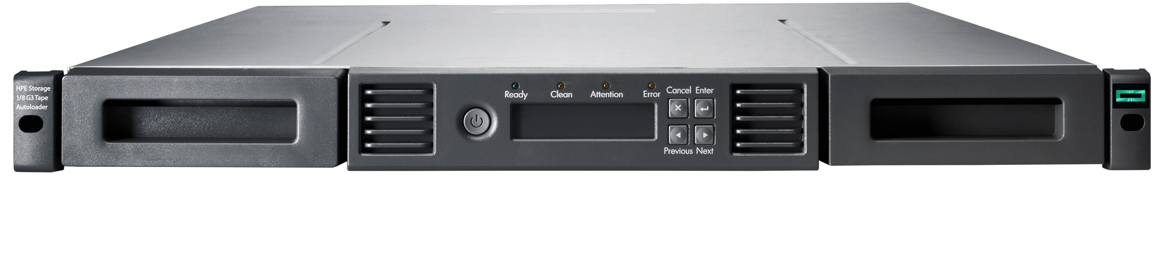 HPE MSL 1/8 – 1U 8-Bay Speicher-System, FC, 150 TB (5 × 30 TB)