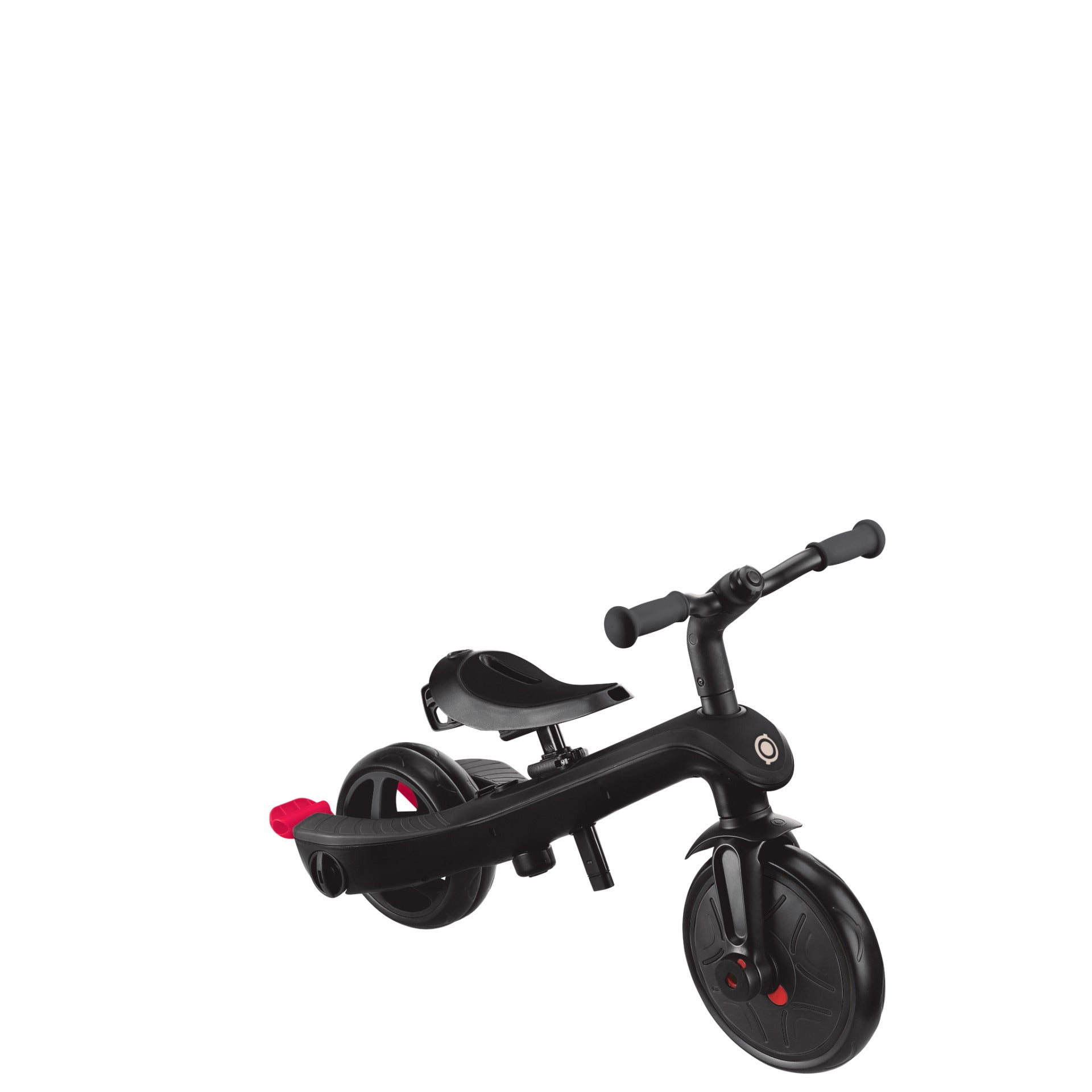 Globber Explorer 4-in-1 Dreirad – verstellbarer Sitz, Schiebestange, bis 20 kg – ab 10 Monaten – schwarz