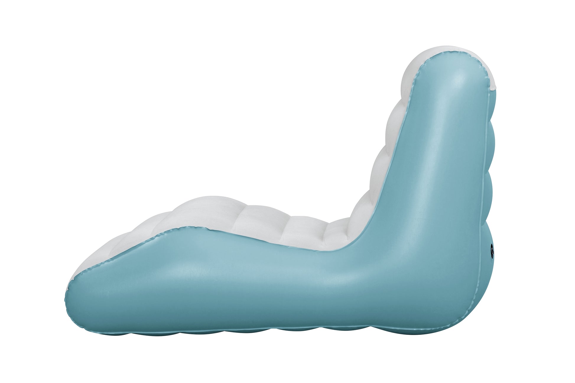 Bestway Kinderstuhl 75127 – 79 × 133 × 88 cm – PVC – blau/weiss – mit Flickzeug