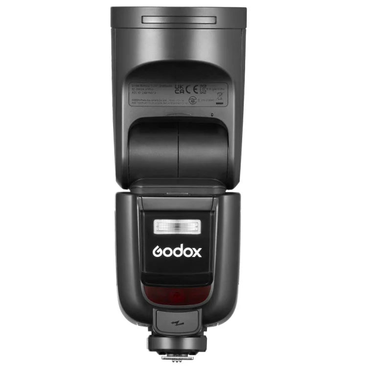 Godox V1 Pro Fujifilm TTL Aufsteckblitz – Akku 2980 mAh, ca. 500 Blitze, Blitzfolgezeit 1,5 s – für Fujifilm