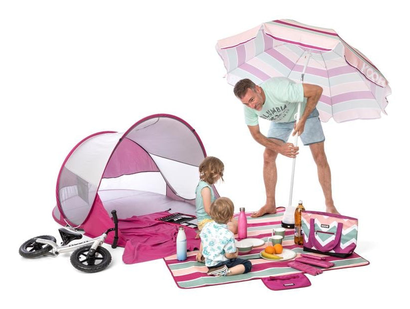 KOOR Lido Wohndecke – Mikropolyester, Rosa – 135 × 160 cm