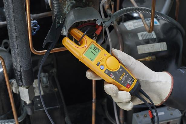 Fluke T6-600 – Spannungsprüfer – 0,1–600 V AC, LCD, Backenbreite 17,8 mm, für Elektrotechnik