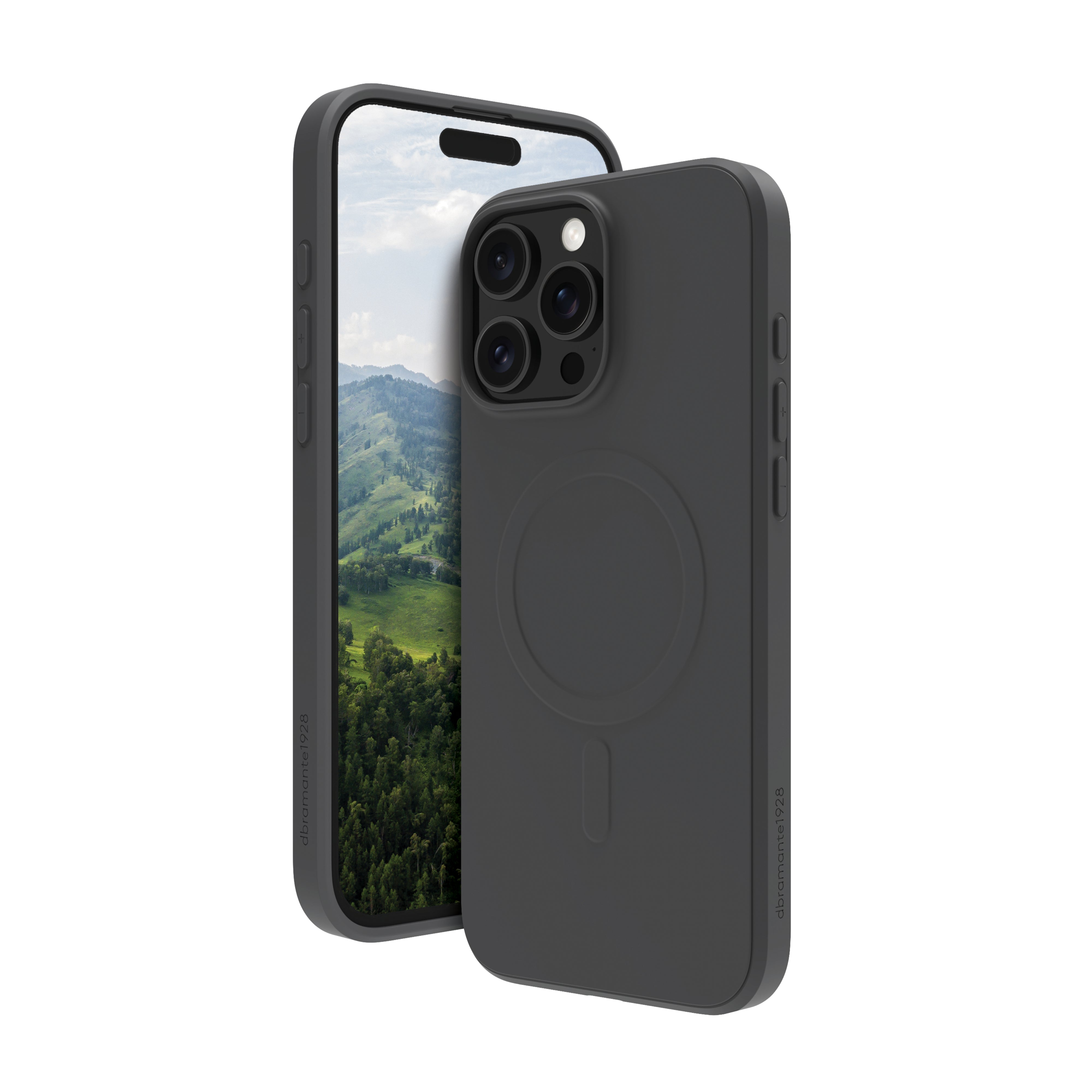 dbramante1928 Greenland Pro MS Backcover – für Apple iPhone 16 Pro Max, Recycelbarer Kunststoff, Night Black