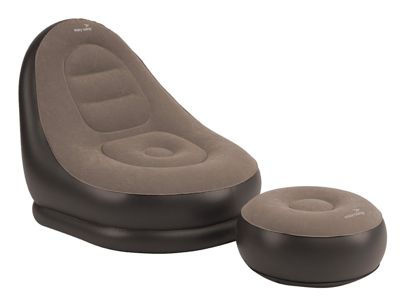 Easy Camp Campingstuhl Maple Lounge – bis 100 kg, 930 × 850 × 830 mm – braun, PVC – 2 Stk.