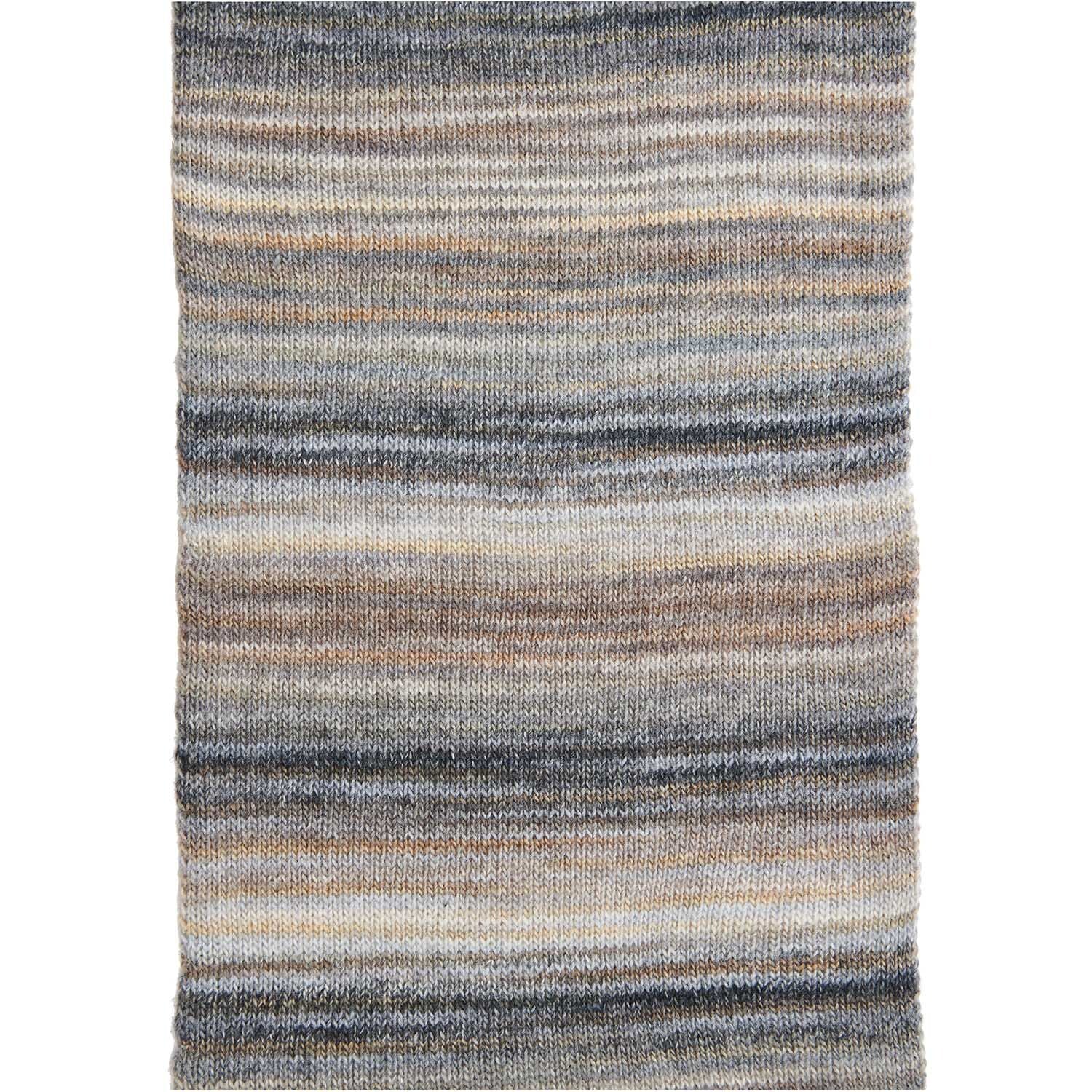 Rico Design Melange Garzato Wolle Aran Natur – 200 g, 700 m, Nadel 5 mm, 51% Schurwolle/49% Polyacryl