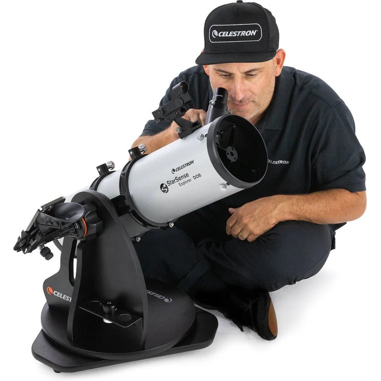 Celestron SSE 130mm Tabletop Dobson – Spiegelteleskop, Brennweite 650 mm, 307× Vergrösserung, Schwarz