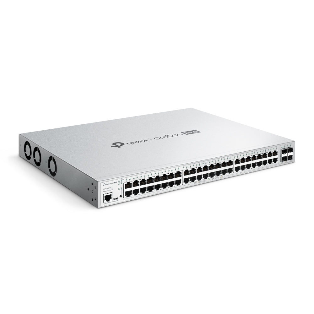 TP-Link S5500-48GP4XF – Managed Switch – 48×GbE, 4×SFP+, L2+/L3, PoE+ 500 W, 1U