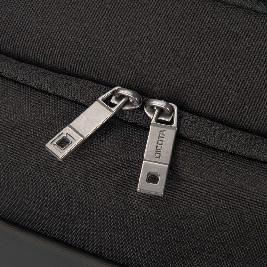 DICOTA Notebook-Tasche bis 17,3" – abschliessbar, mit Schultergurt – Schwarz