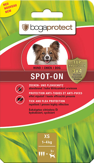 Bogar Holzwurmschutz – 2,1 ml – 3 Stk. – für Hunde (1–4 kg)