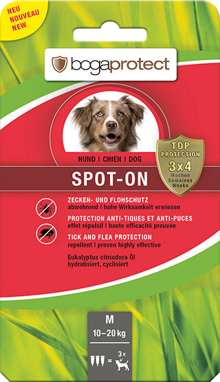 Bogar Spot-on – 6,6 ml – 3 Stk. – für Hunde (10–20 kg)