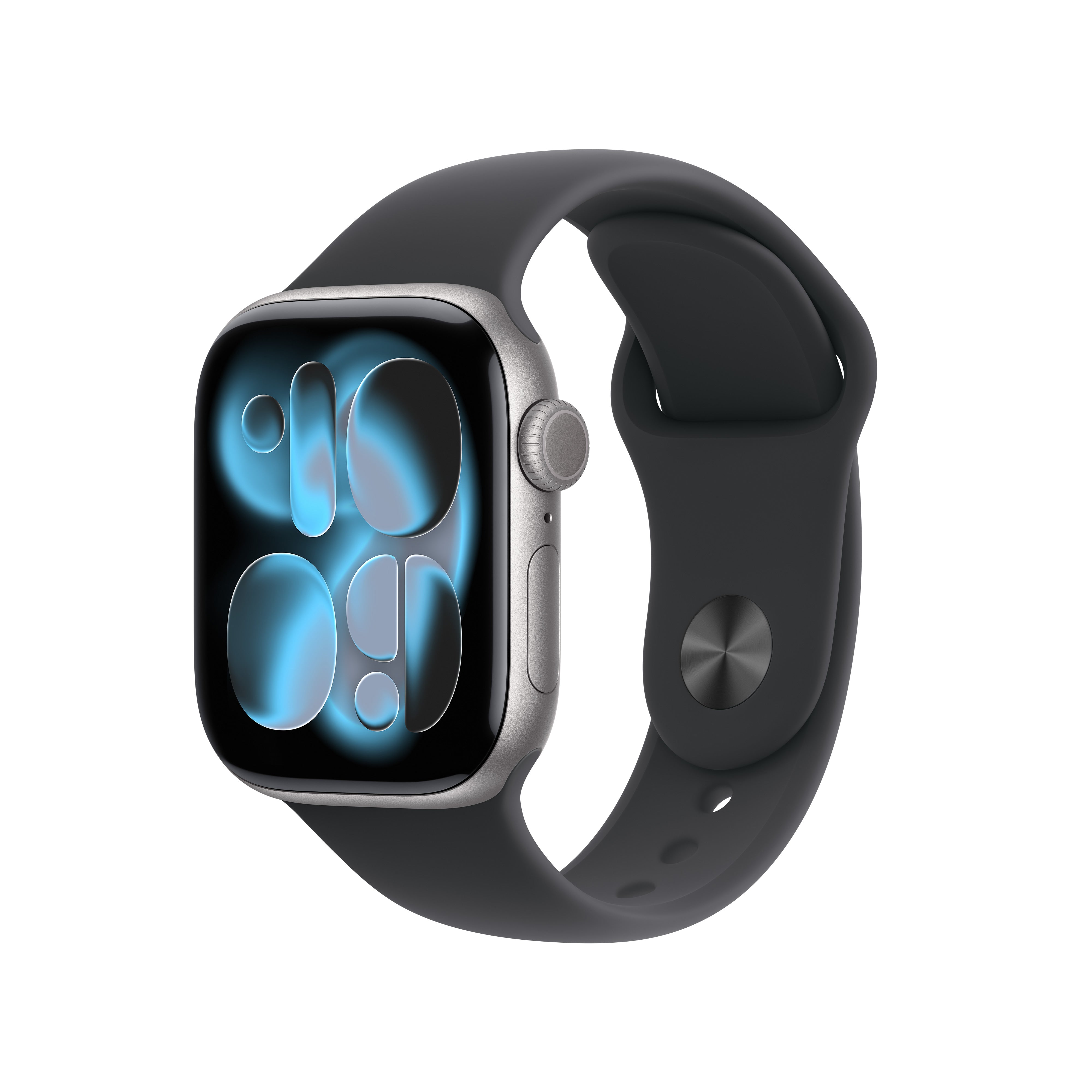 Apple Watch S11 – Smartwatch – 36 mm, GPS, OLED, 50 m, Space Grey Aluminium, S/M, Sportarmband