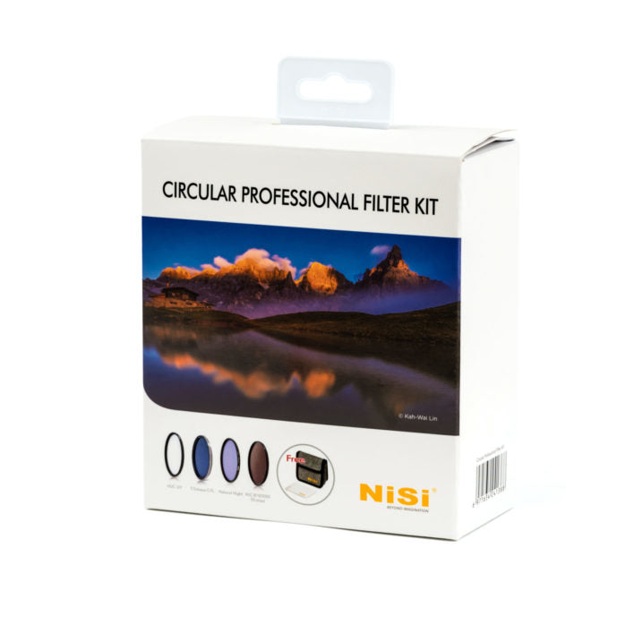 NiSi Rundes Professionelles Filter-Kit – ND1000 (10 Blenden), 82 mm – mit Tragetasche – 4er-Pack