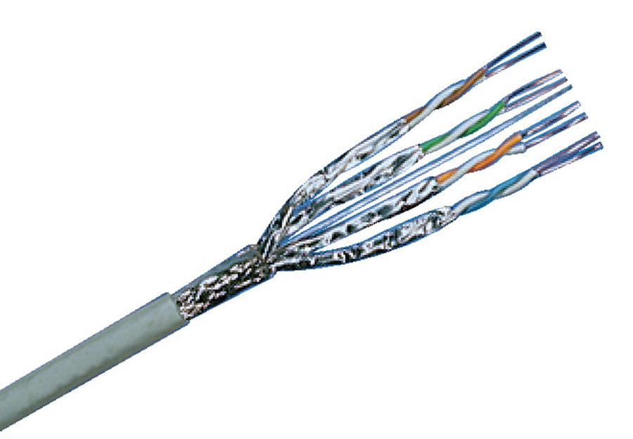 R&M Verlegekabel – 305 m, Weiss, S/FTP, halogenfrei