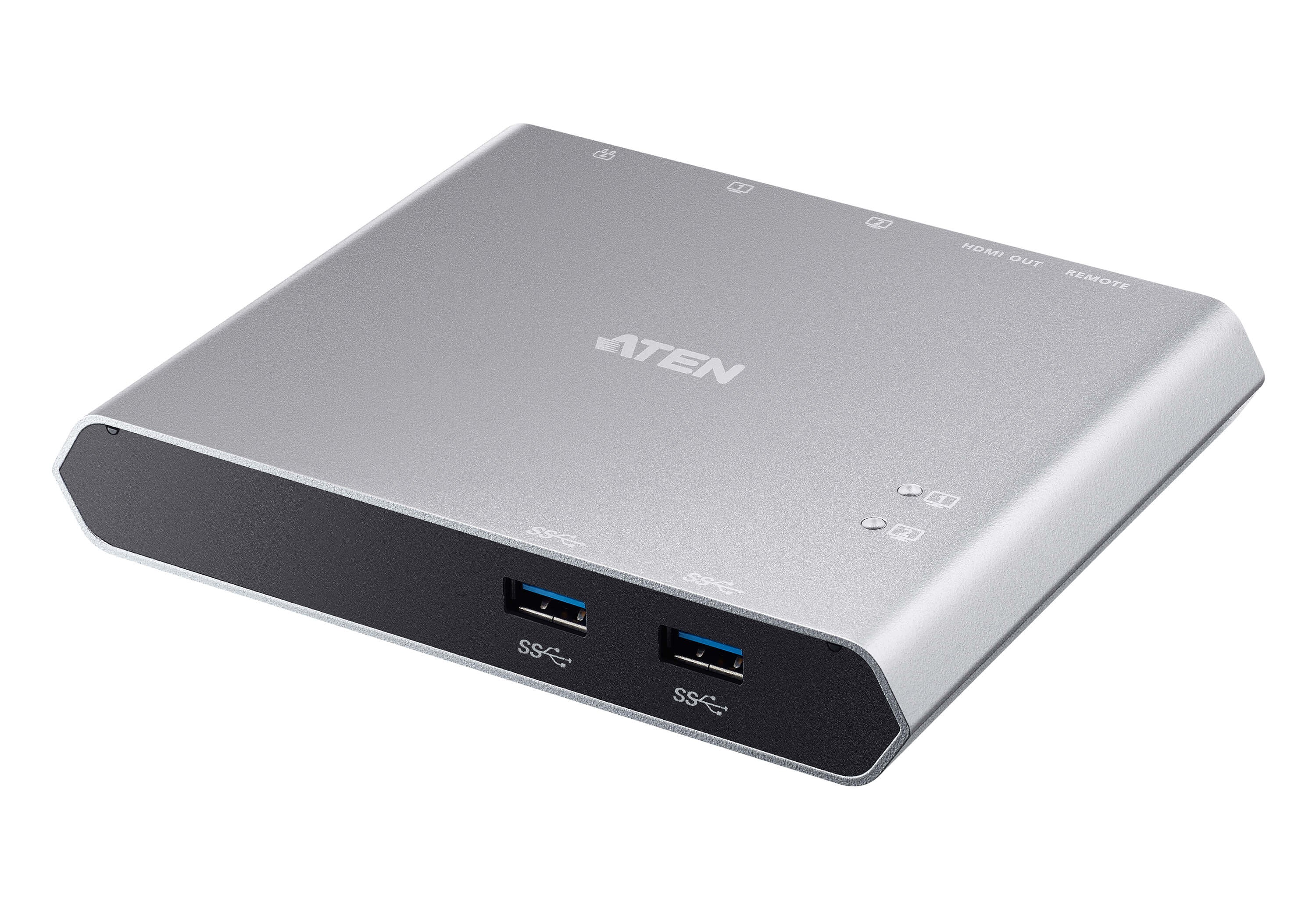 ATEN US3310 Switchbox – USB-C, 1× HDMI, 2× USB-A, 85 W PD, für Windows/Mac/Android