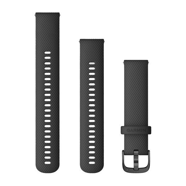 Garmin Schnellwechsel-Armband, Silikon, 20 mm, Schwarz
