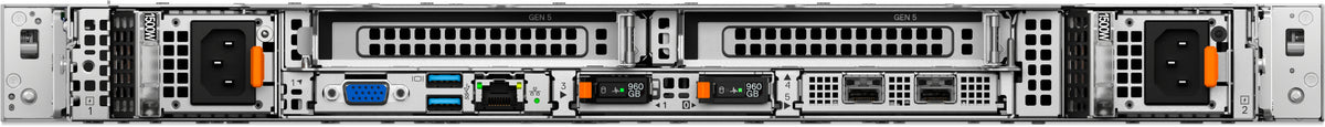 Dell PowerEdge R470 Rack (1U) – Intel Xeon 6 6517P, 32 GB RAM, 960 GB SSD