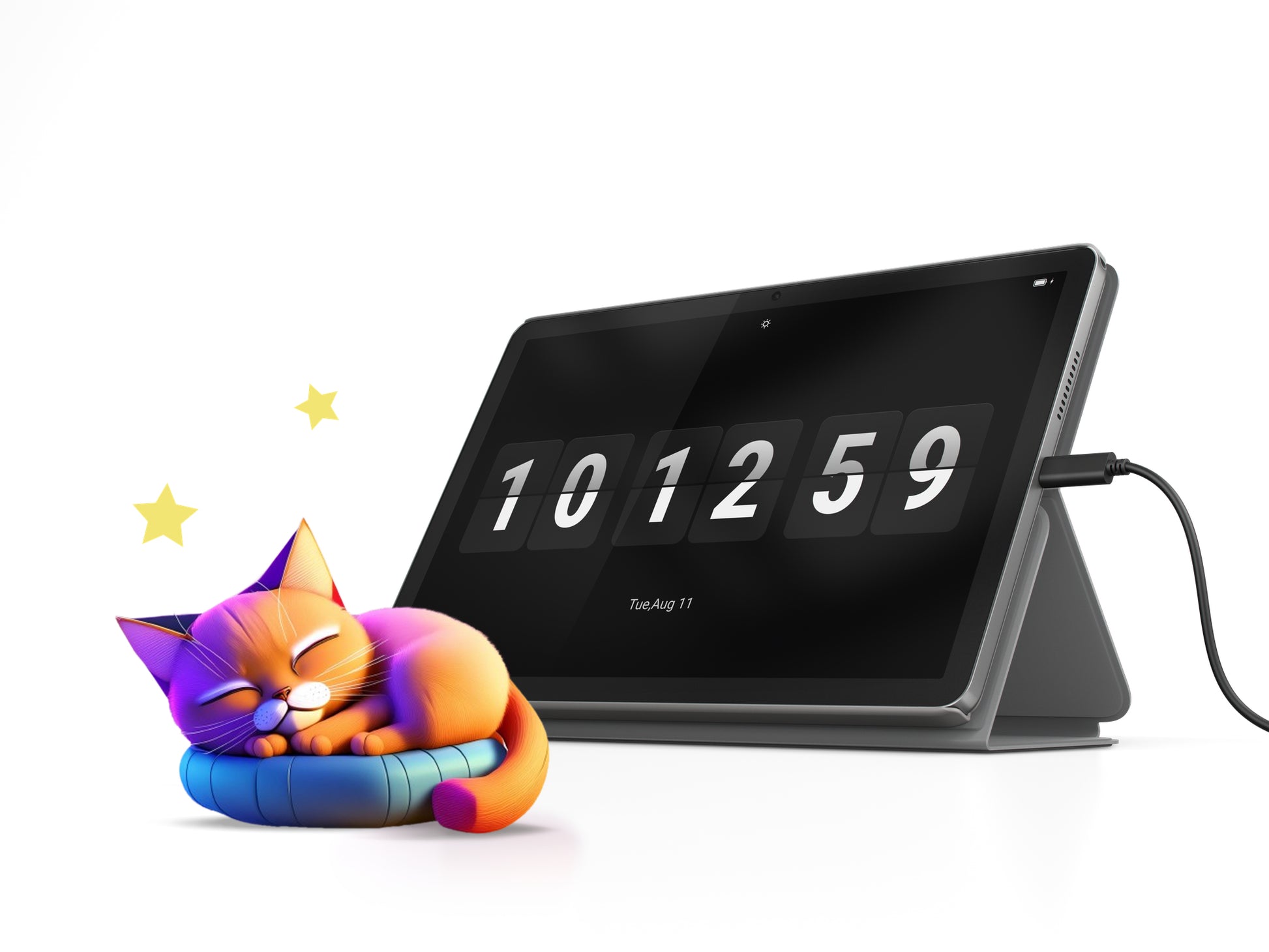 Lenovo Tab – 10,1", 128 GB, 4 GB RAM, WLAN + 4G, Android 14, Grau