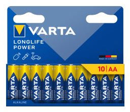 Varta AA Batterien, Alkaline, 1,5 V – 10 Stk.